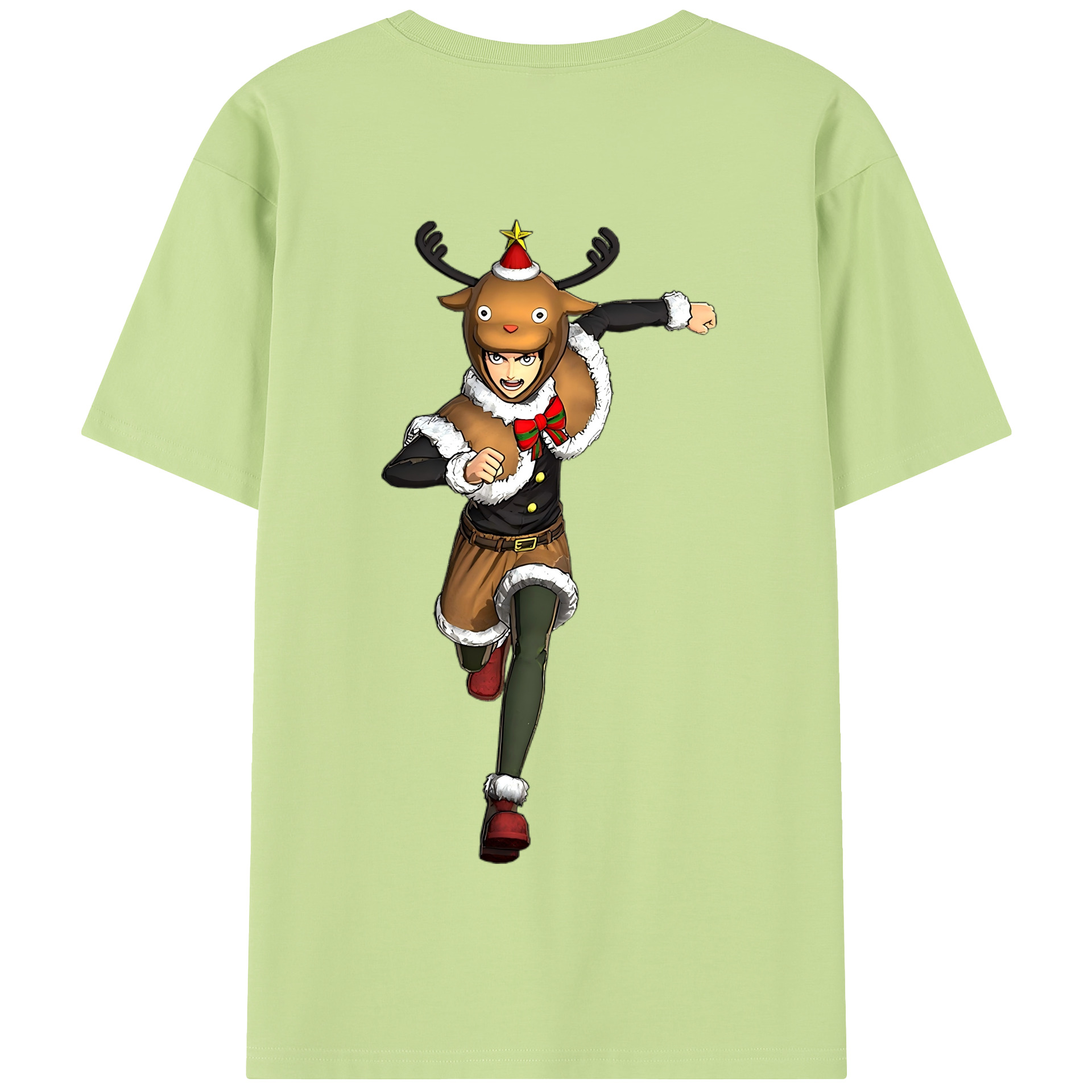 （画像用） 進撃の巨人 エレン･イェーガー Attack on Titan Eren Jäger 綿100％半袖Tシャツ（背面プリント）